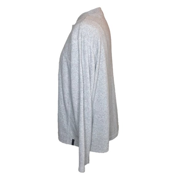 DKNY Gray Fleece Pullover - Picture 4 of 6